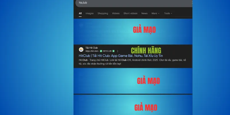 Hitclub thật – chỉ có hit.club là tên miền chính thức 1 Hitclub